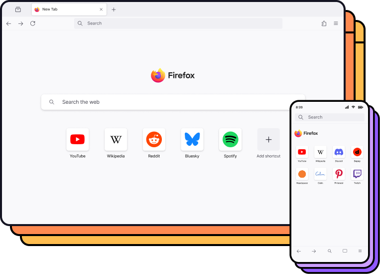 Firefox on desktop and mobile.
